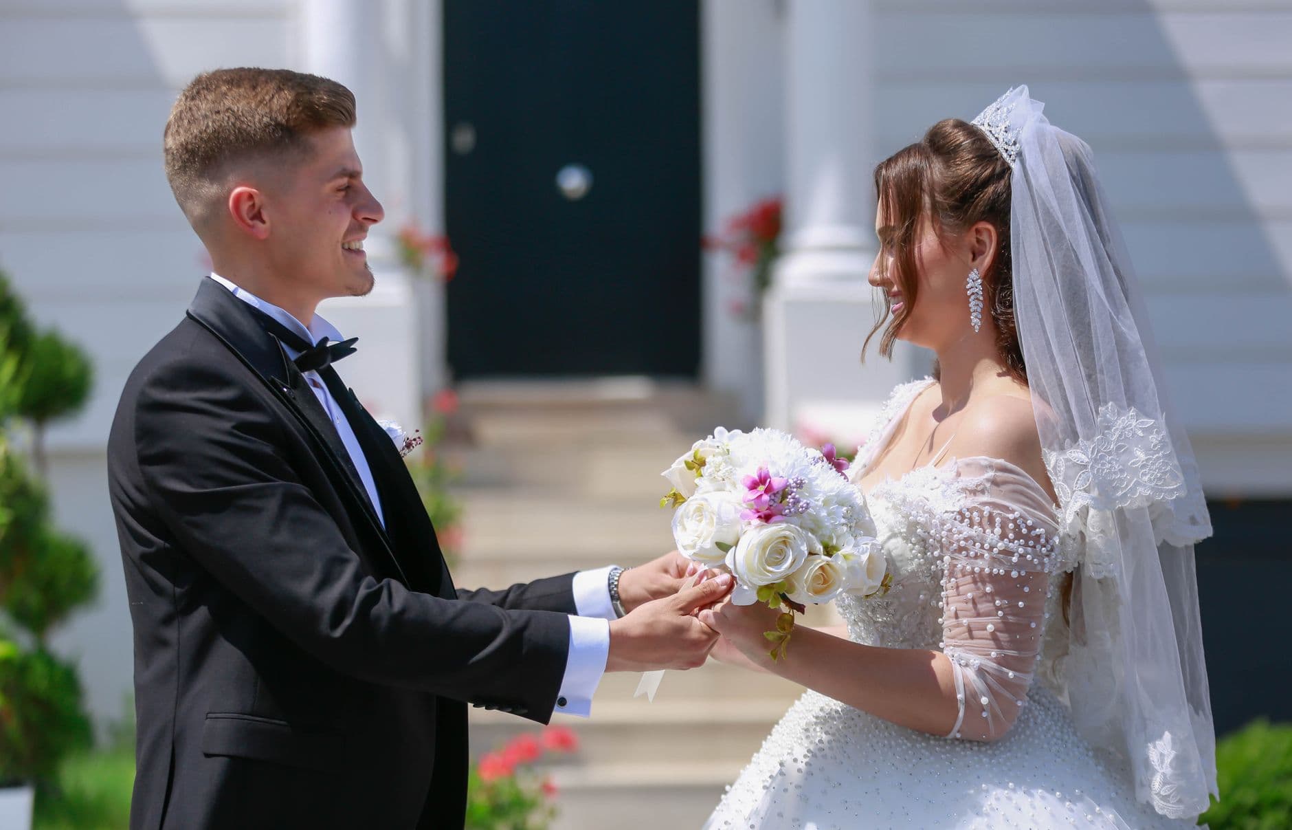 Stock photograph illustrating an article about bridal skin care timeline